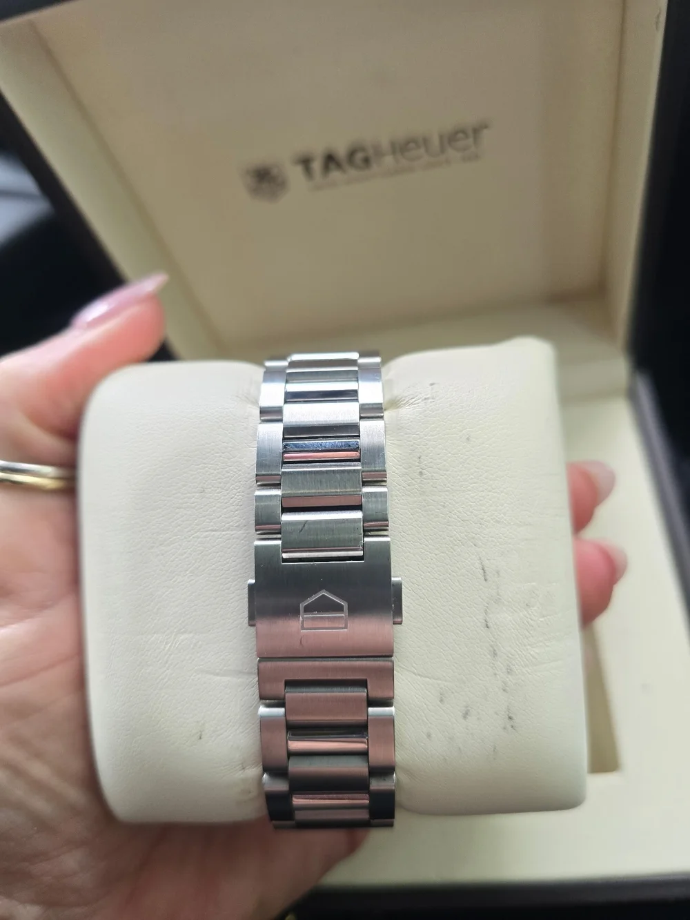 Tag Heuer Carrera Stainless Steel Chronograph Watch - Blue & Silver